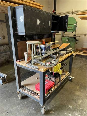 Work Bench with Contents