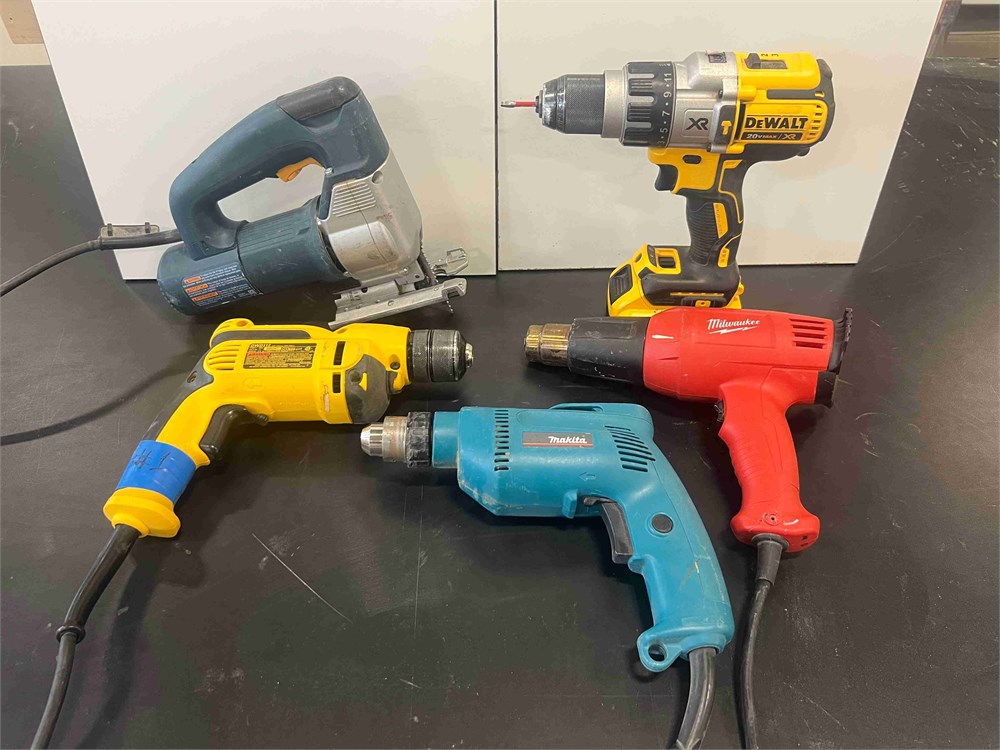 Jig Saw, Drills, Heat Gun