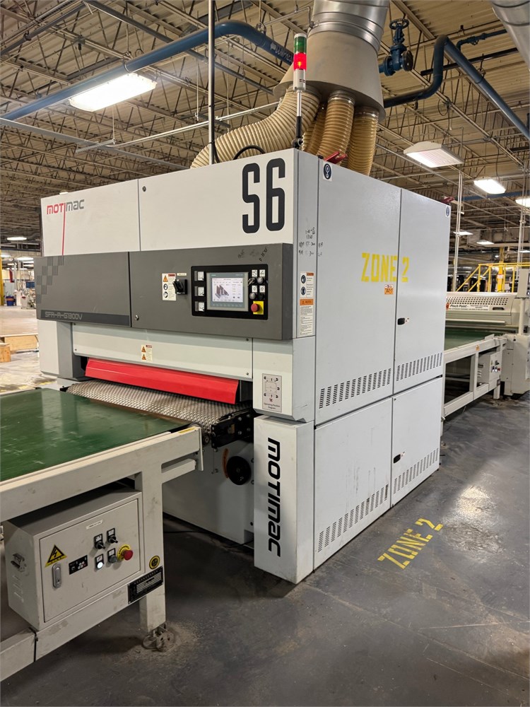 Motimac "SFR-R-G1300V" 3-Head Wide Belt Sander