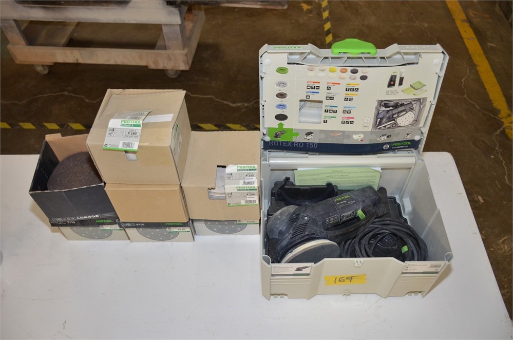 Festool "Rotex RO 150" Sander, Systainer & Sand pads
