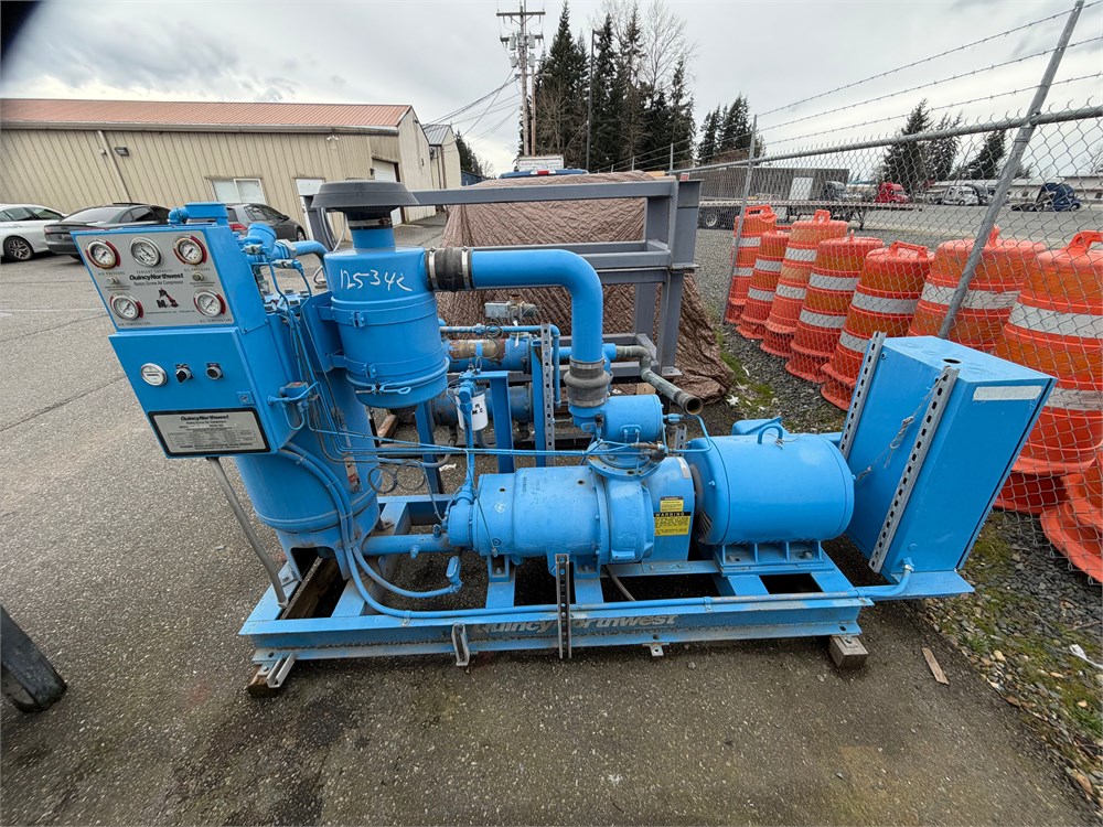 Quincy "QNW-372-C/A" Rotary Screw Air Compressor
