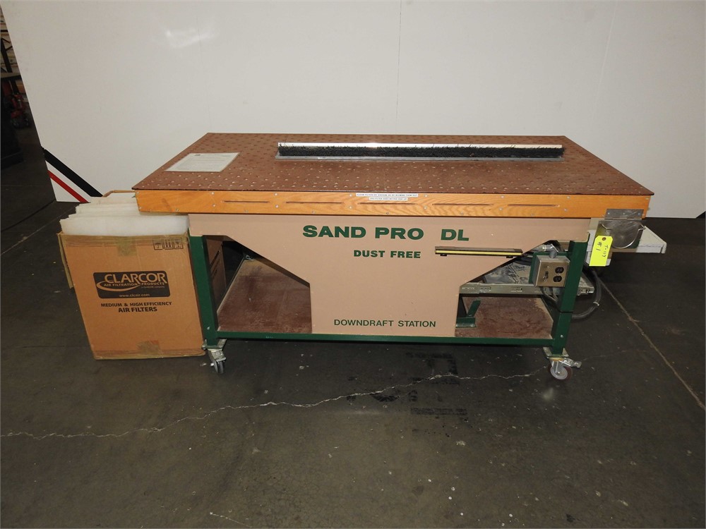 SAND PRO "DL7236" DOWN DRAFT TABLE