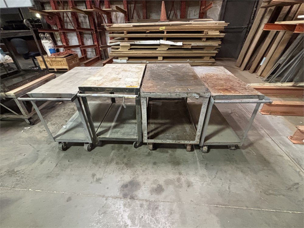 (4) Shop Carts - As Pictured