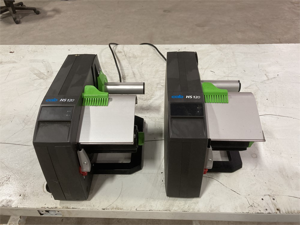 Two (2) Cab "HS-120" Label Dispensers