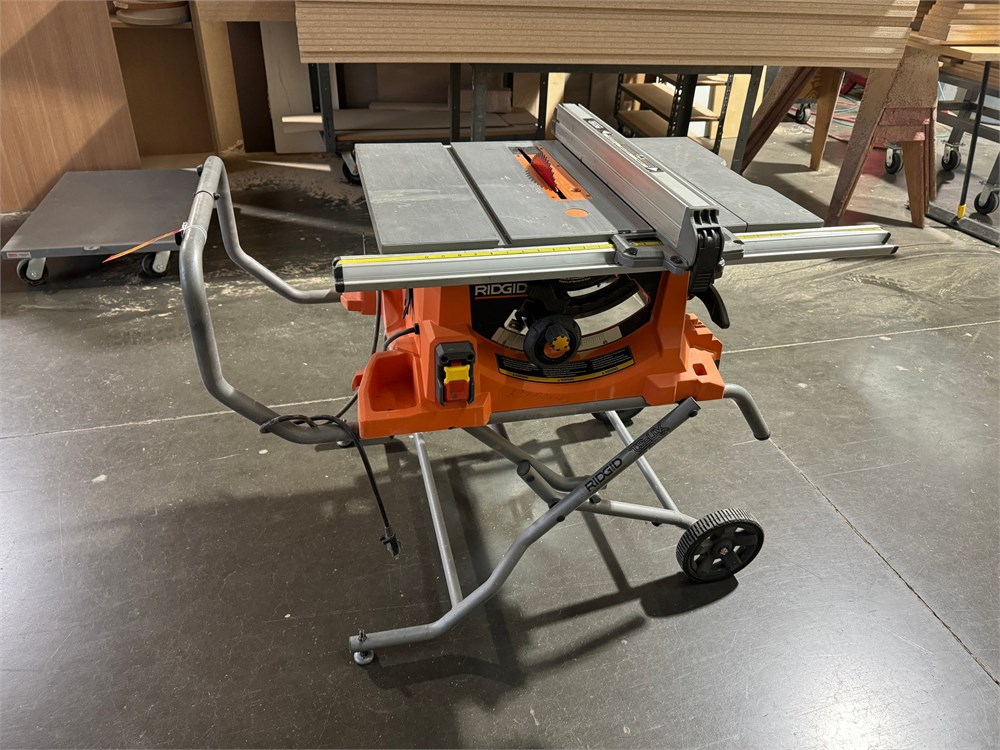 Ridgid "R4513" 10" Portable Table Saw & Stand