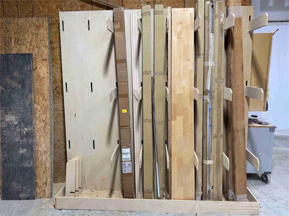 Misc. Metal & Lumber in Rack