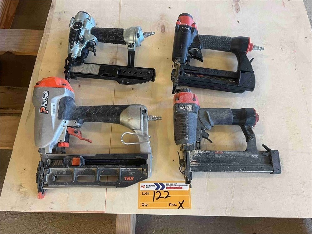 (4) Pneumatic Nail Guns