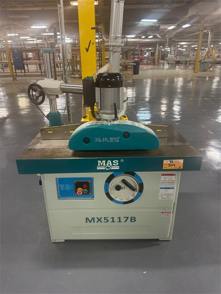 MAS "MX5117B" Spindle Shaper w/Feeder (2019)