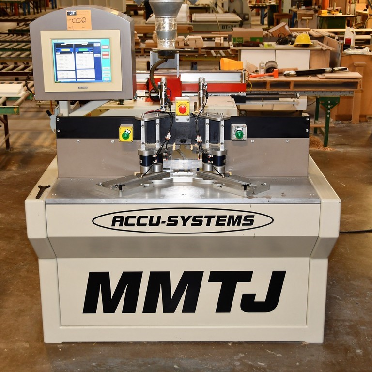 Accu-Systems "MMTJ-2" CNC Round End Tenoner & Slot Mortiser