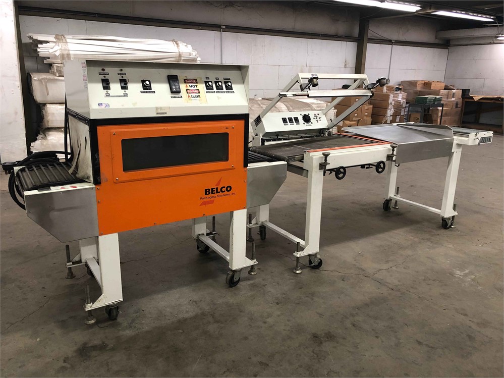 Belco ILS 3022 Sealer and ST 2108 Shrink Tunnel