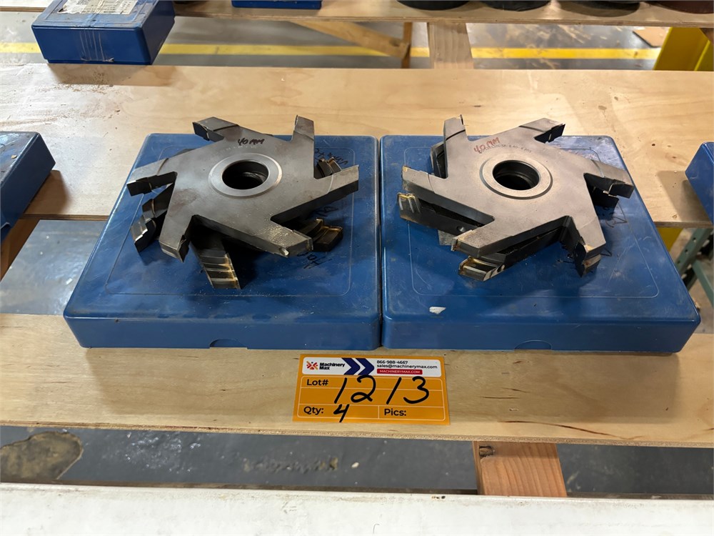 Lot of Cutter Heads - Qty (4) - as pictured