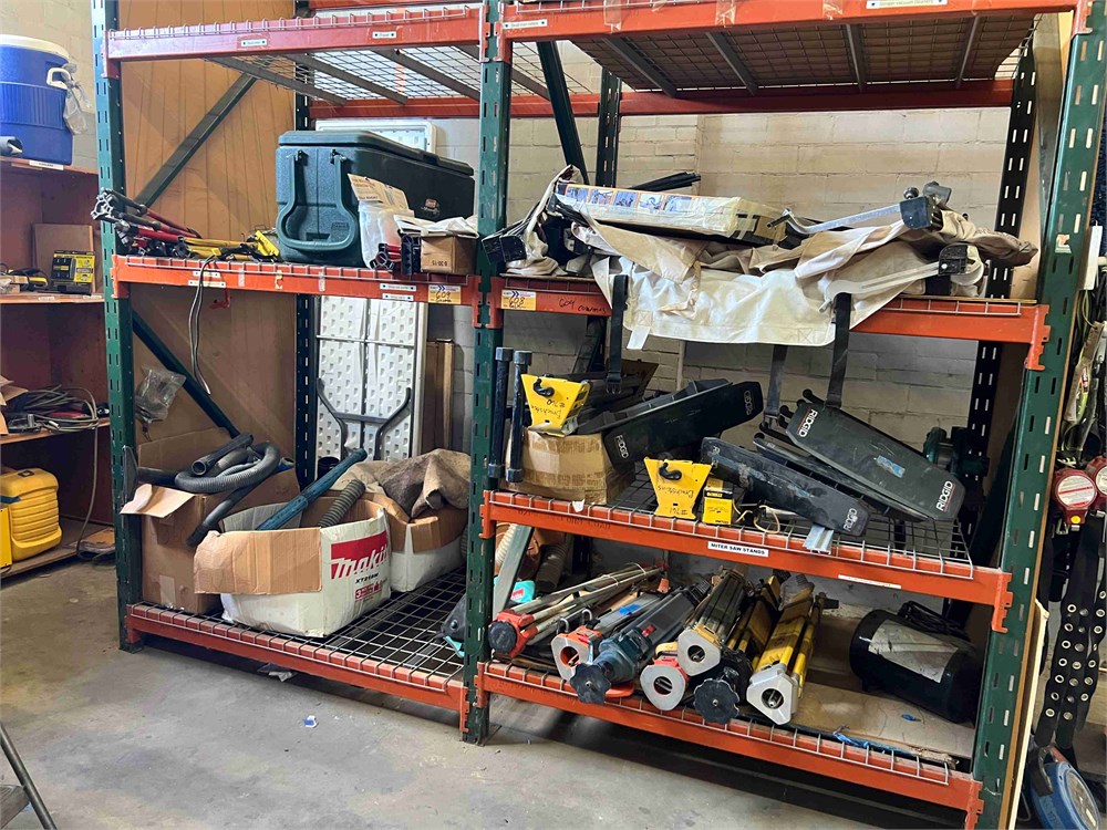 Contents of Inside Of Pallet Rack