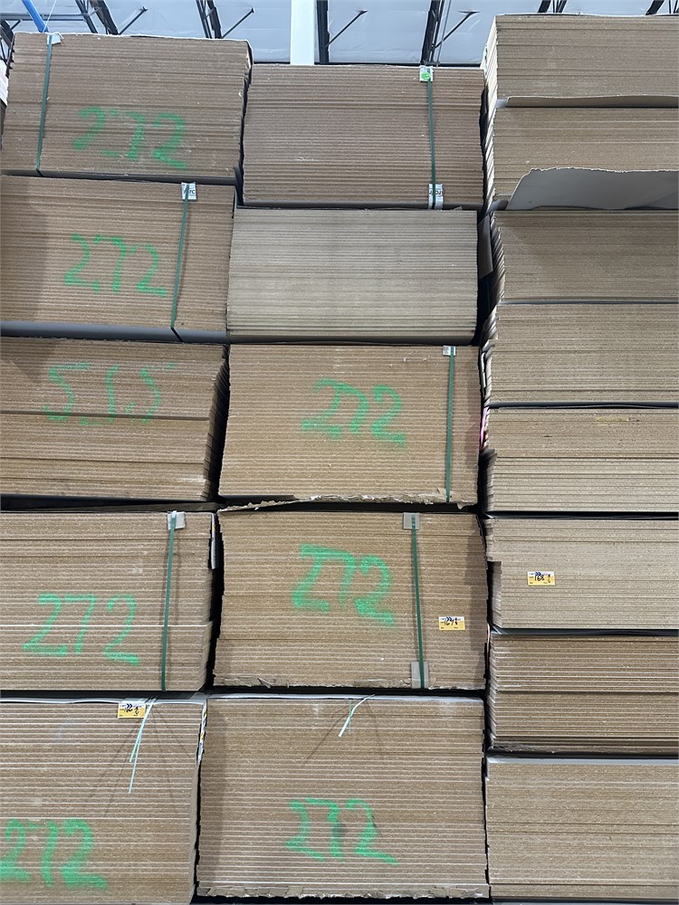 (5) Bundles of Particleboard Panels