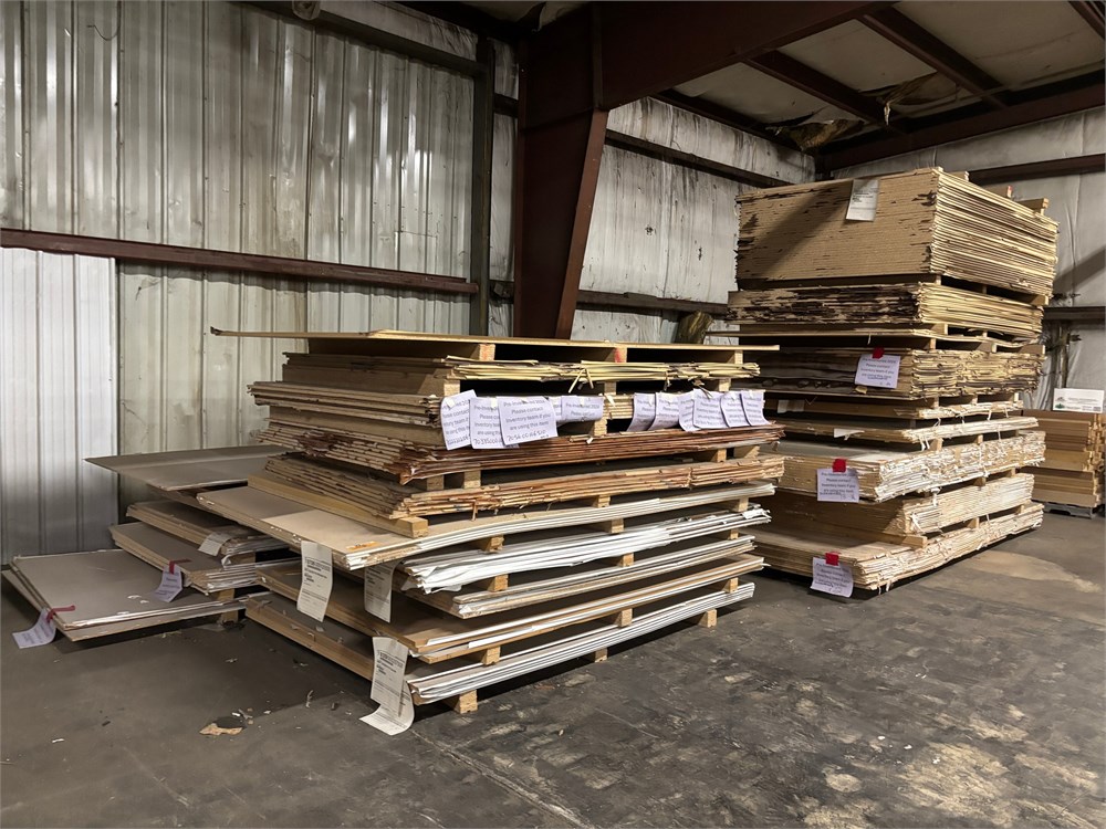 Lot of various sheet goods - as pictured