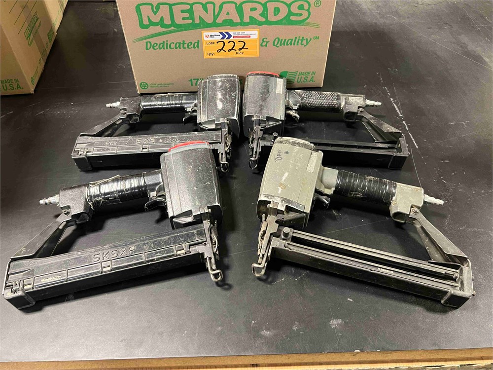 Senco Pneumatic Staple Guns Qty. (4)