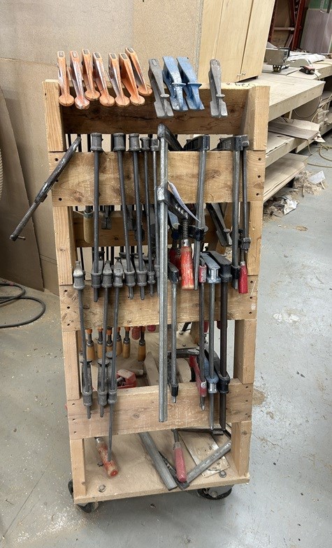 Lot of Clamps & Cart Approx (40) - North York, ON