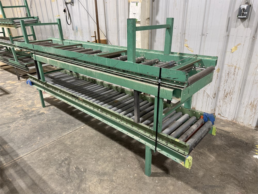 (4) Buschman Roller Conveyors