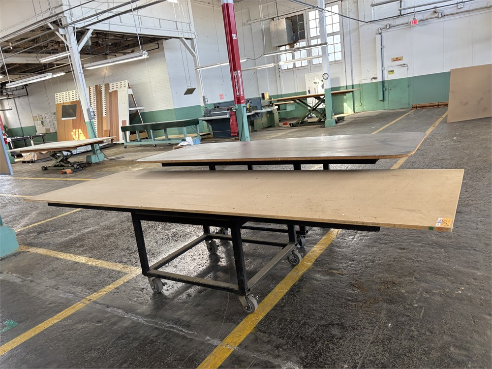 (2) Metal Shop Carts