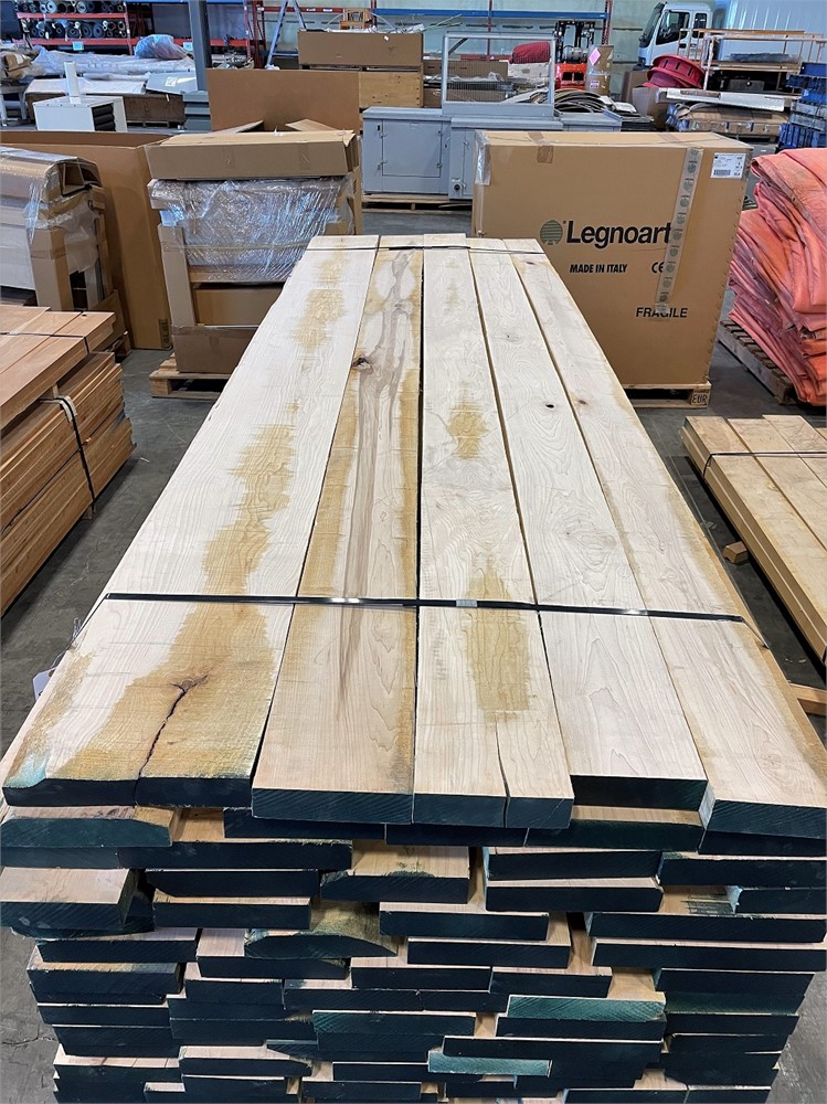 Lot of "Maple" Solid Wood - Approx 90 pcs  8/4 x10'L x 4-10" W
