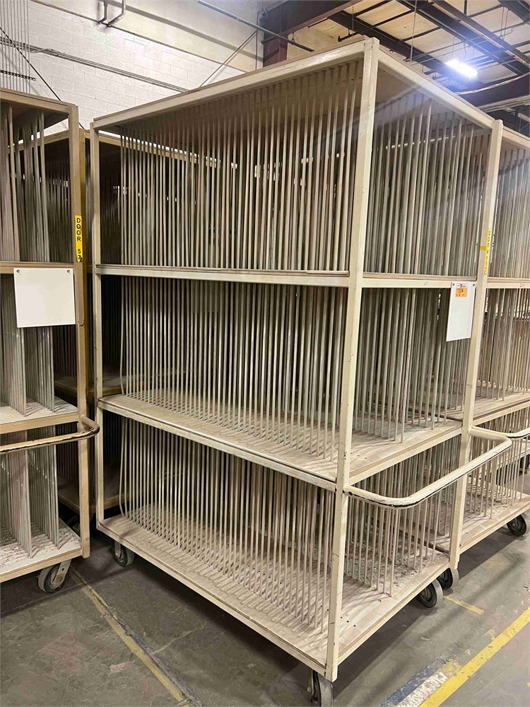 Lot of Sorting Carts