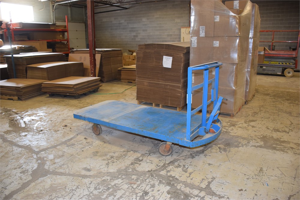 HEAVY DUTY METAL MATERIAL TRANSFER CART * CART ONLY NOT THE CONTENTS