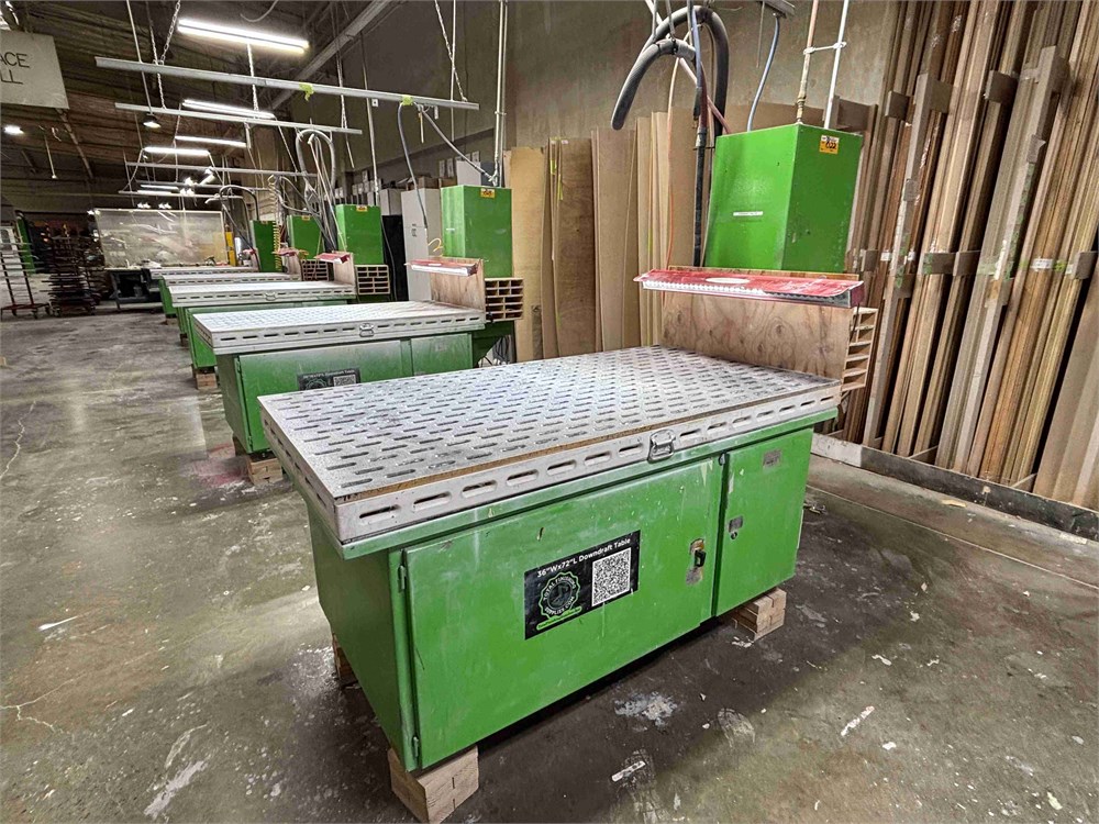 Total Finishing Solutions "3672B" Down Draft Table