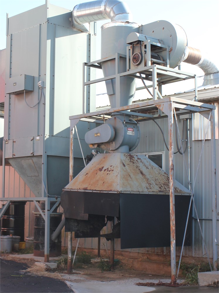 Aget "60N70-D2" cyclone with "FT64D1-SP" bag house dust collector