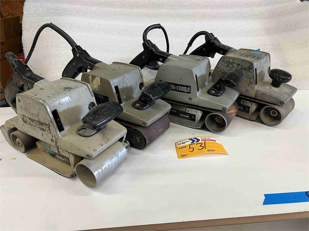 Porter Cable & Rockwell Belt Sanders Qty. (4)