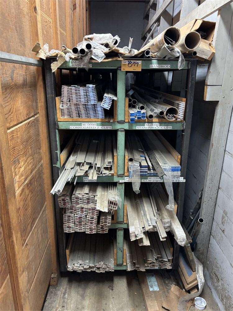 Lot of Material & Cart as pictured