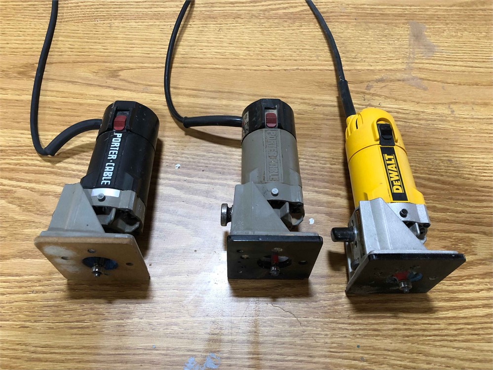 Porter Cable and DeWalt Laminate Trimmers