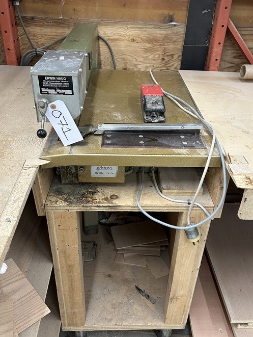 Erwin Haug "FZZ-70/T" Veneer Splicer