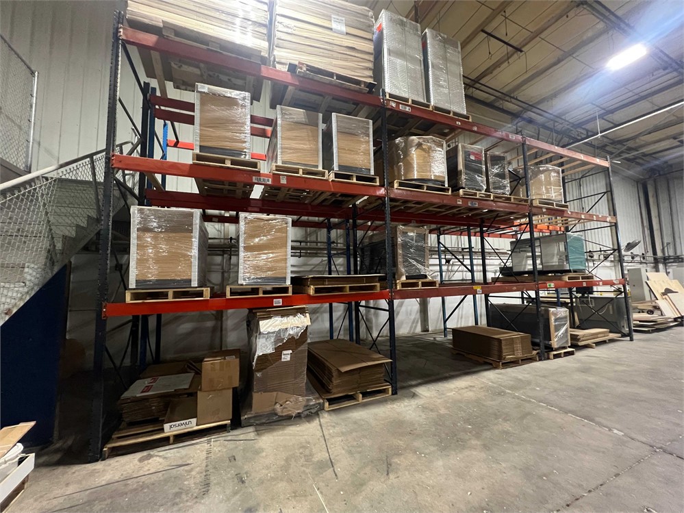 Pallet racking 6 sections