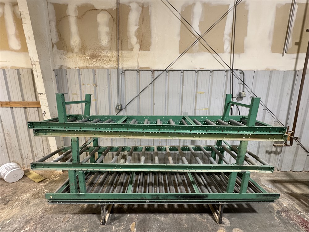 (4) Buschman Roller Conveyors