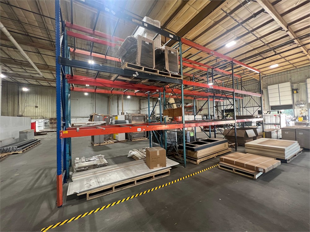 Pallet racking 3 sections