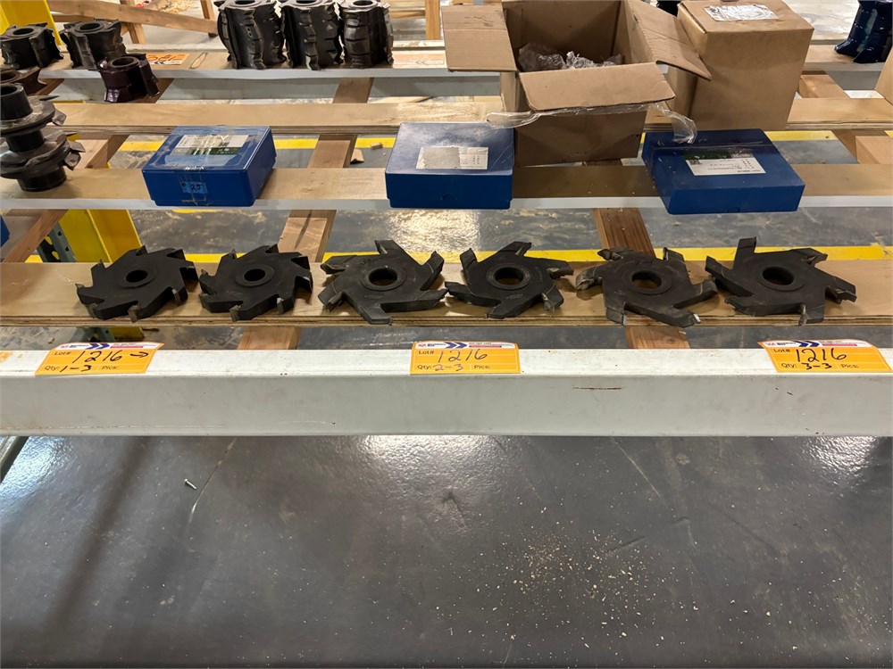 Lot of Cutter Heads - Qty (6) - as pictured