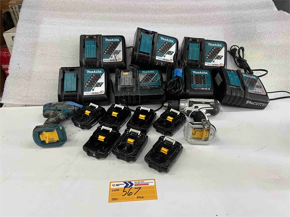 Makita 18 Volt Batteries & Chargers
