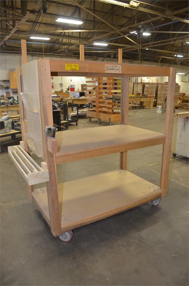 3 Tier Material Cart on Casters (Qty. 1)