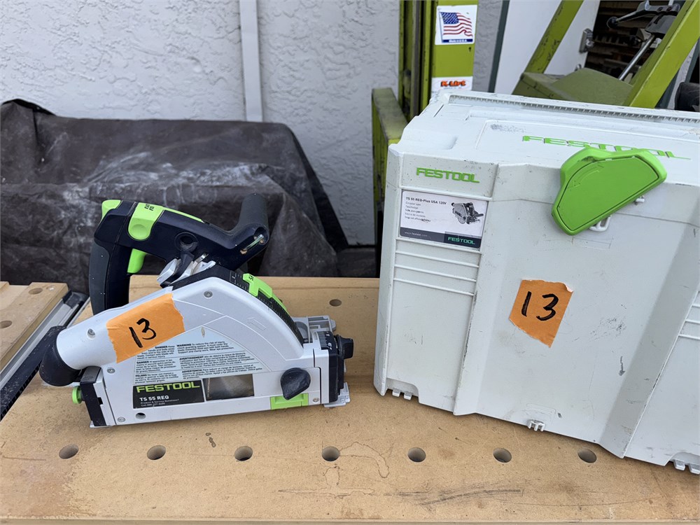 Festool "TS 55 REQ Plus" Plunge Cut Track Saw