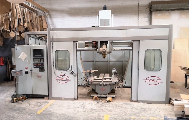 Pade UNI-5 (5) Axis CNC Router * (3) Spindles, 63" x 140"