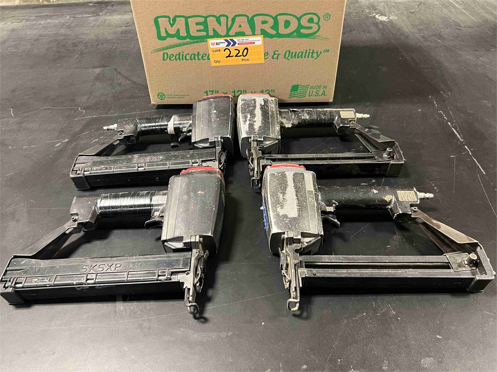 Senco Pneumatic Staple Guns Qty. (4)