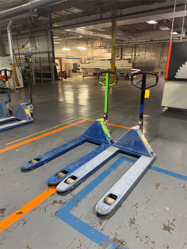 (2) Blue Pallet Jacks