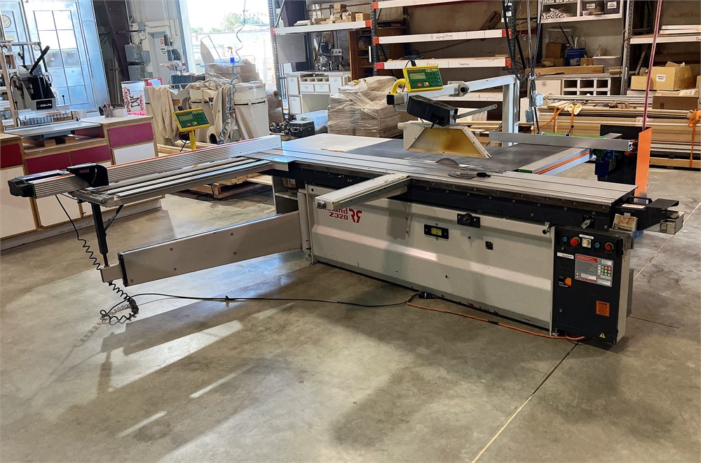 Robland "Z-320" Sliding Panel Saw & Tigerstop Powered Rip & Crosscut Fences