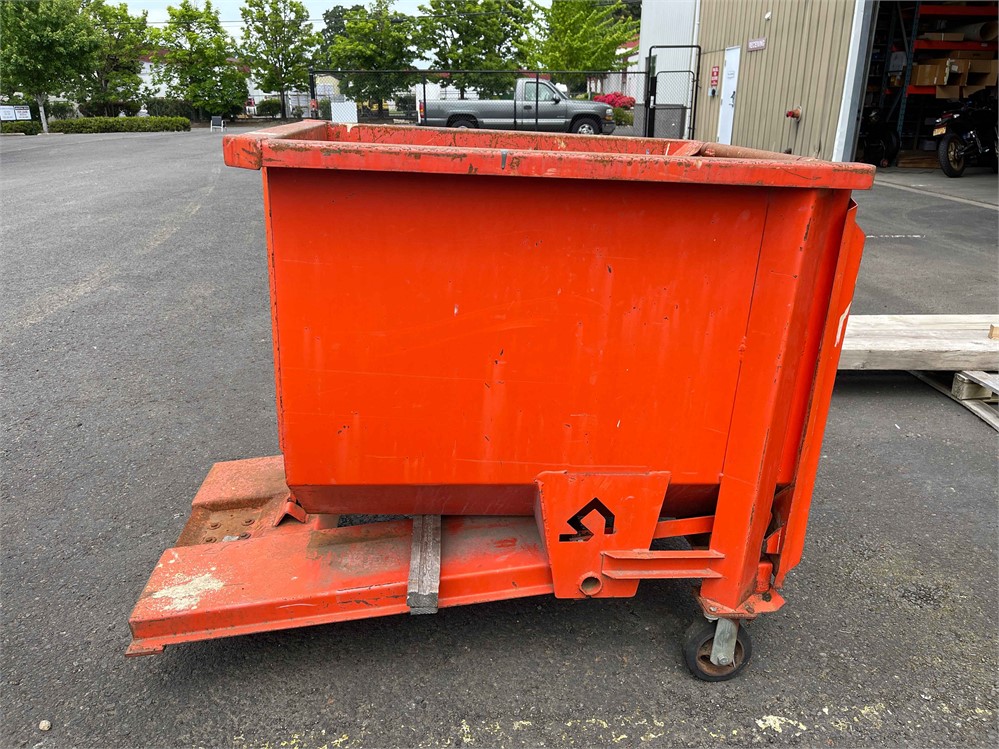 EZMT "Orange Box" Self-Dumping Hopper