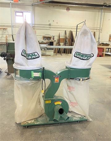 General Intl. "10-210 M1" 2 Bag Portable Dust Collector