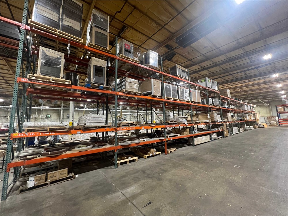 Pallet racking 5 sections