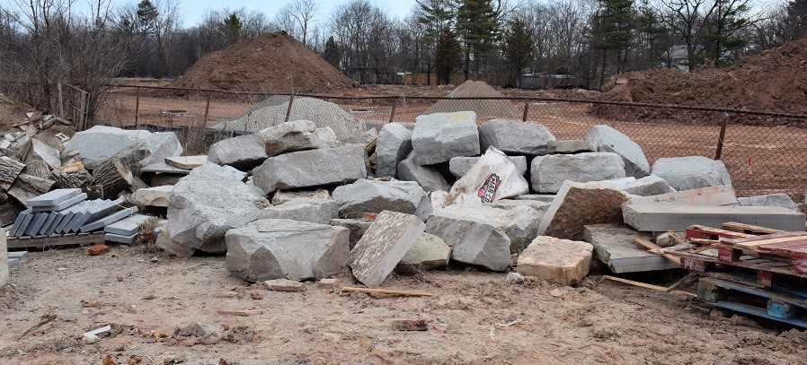 LARGE LOT OF ARMORE STONE FOR LANDSCAPING - SEE ALL PHOTOS & CALL FOR LOAD FEES