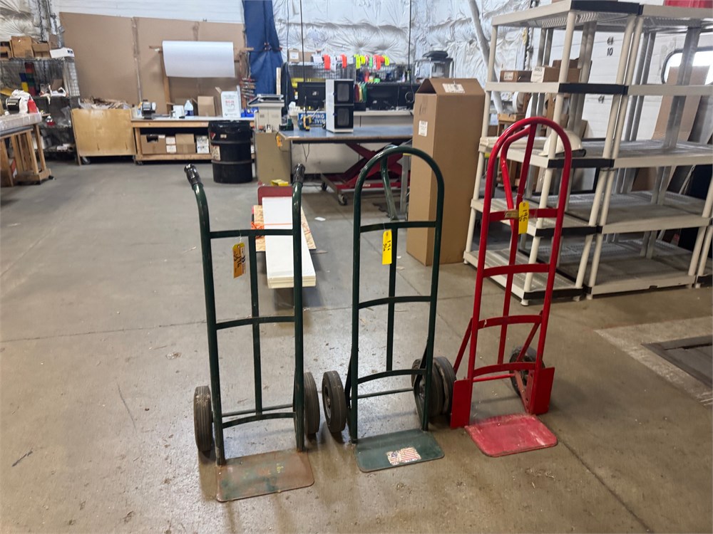 Lot of 3 Hand Trucks