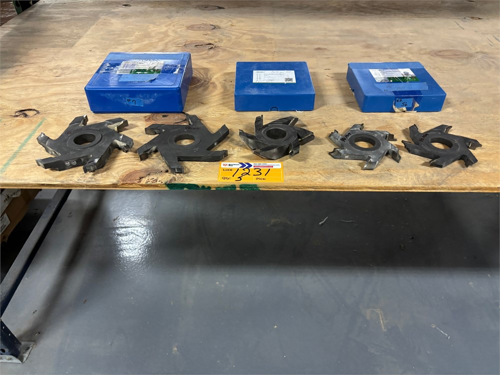 Lot of Cutter Heads - Qty (5) - as pictured