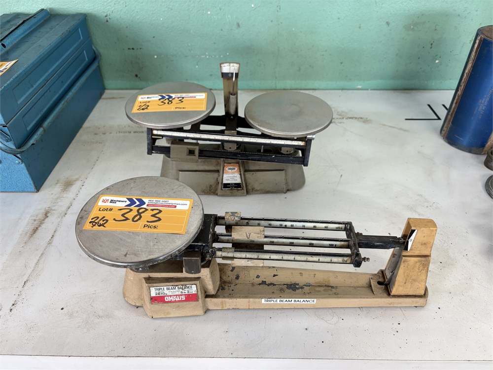 (2) Ohaus Scales