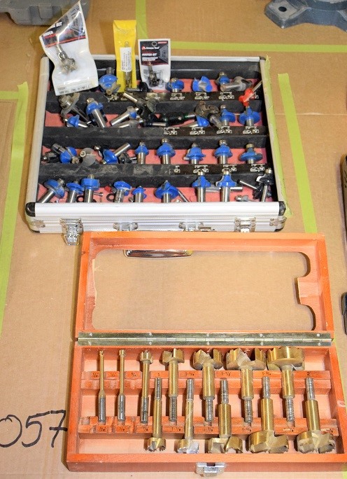 (2) DRILL & ROUTER BIT SETS